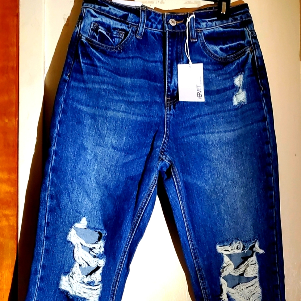 Vervet Skinny Mom jeans size 27 Nwt